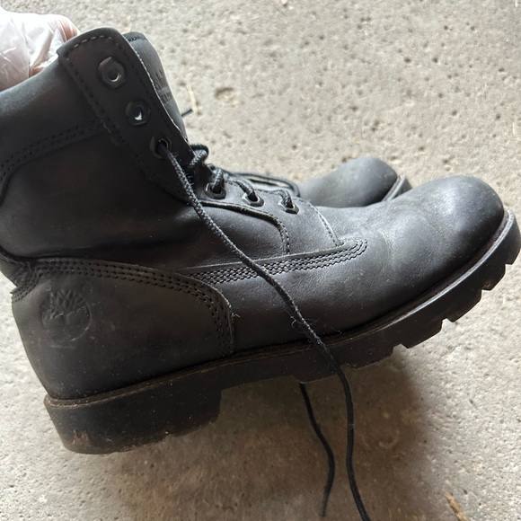 Timberland Waterproof All Black boots men’s 7.5 - Picture 2 of 6